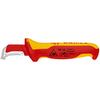 98 55 SB Stripping Knives with guide shoe insulating multi-component handle, VDE-tested 180 mm (self-service card/blister)
